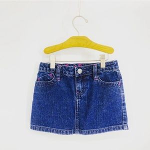 🍋 VINTAGE GAP Y2K 90s denim mini skirt